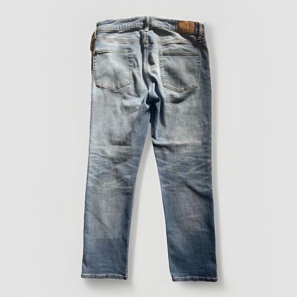 American Eagle Jeans Mens 33x30 Cotton Stretch Distressed Airflex - Picture 7 of 9